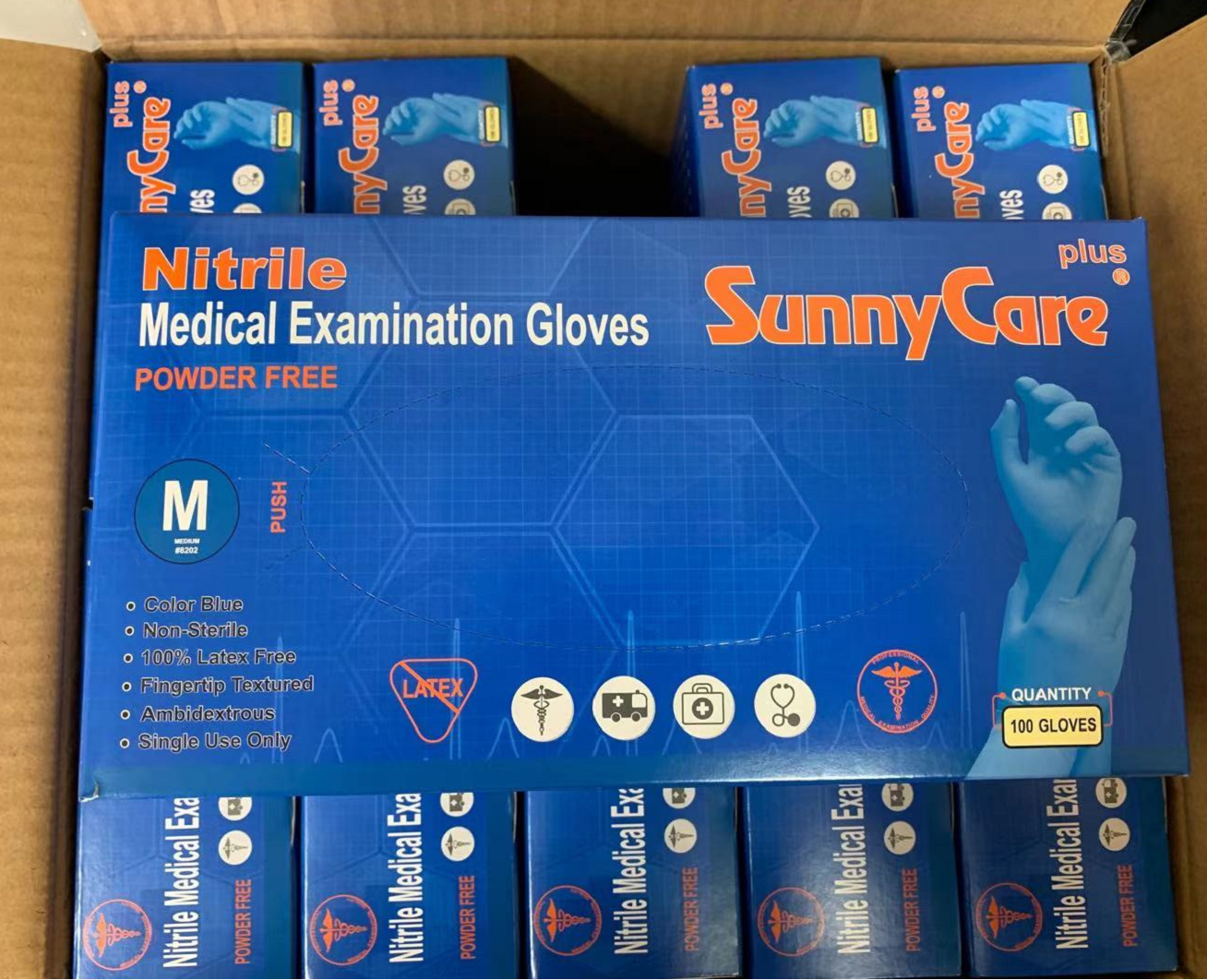 SunnyCare Plus Nitrile Disposable Gloves