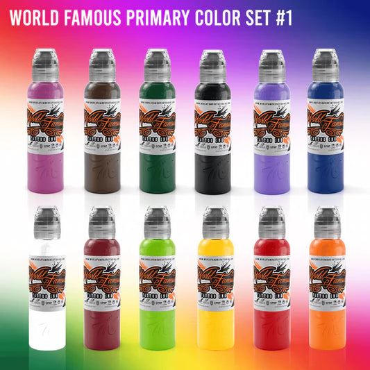 WORLD FAMOUS PRIMARY COLOR INK SET #1